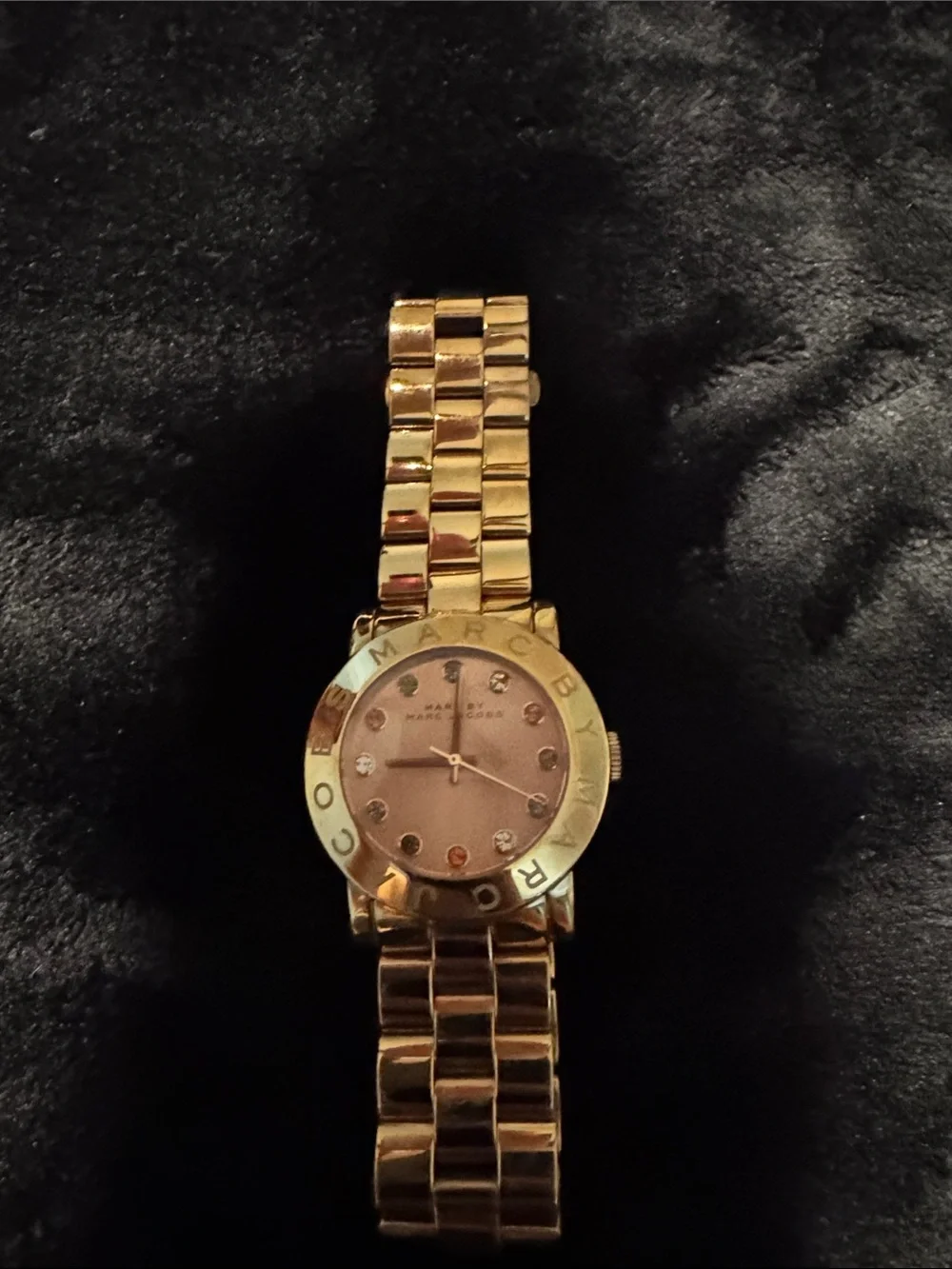 Marc by Marc Jacobs Rose Gold Tone Women's Bracelet Watch with Crystal Markers